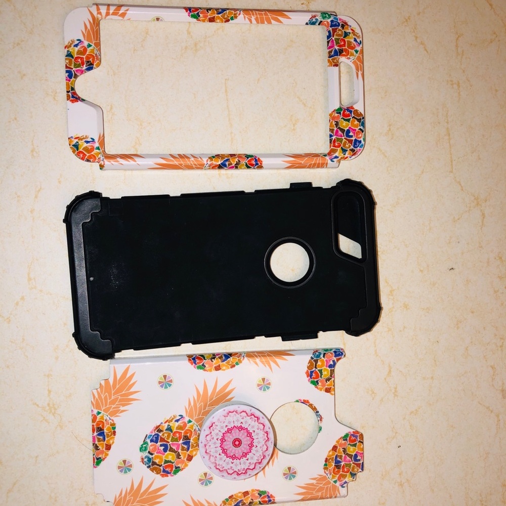 Three piece iPhone 7/8 plus phone case